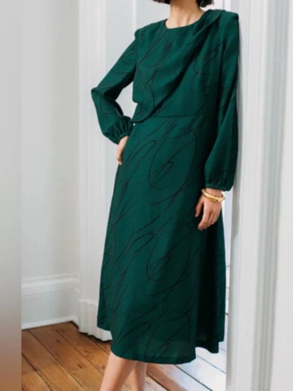 Tuckernuck Macie Dress in Pine Twombly Size XL